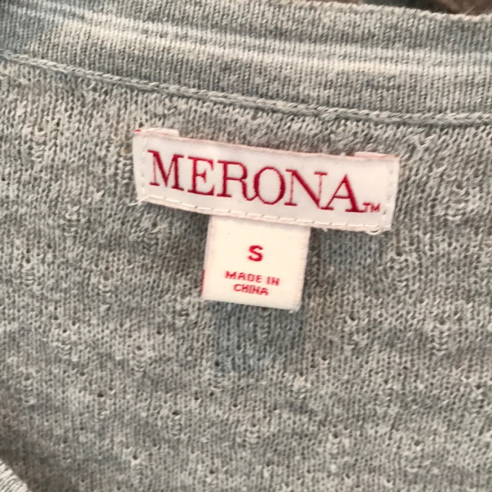 Merona Gray Cardigan - Picture 2 of 3
